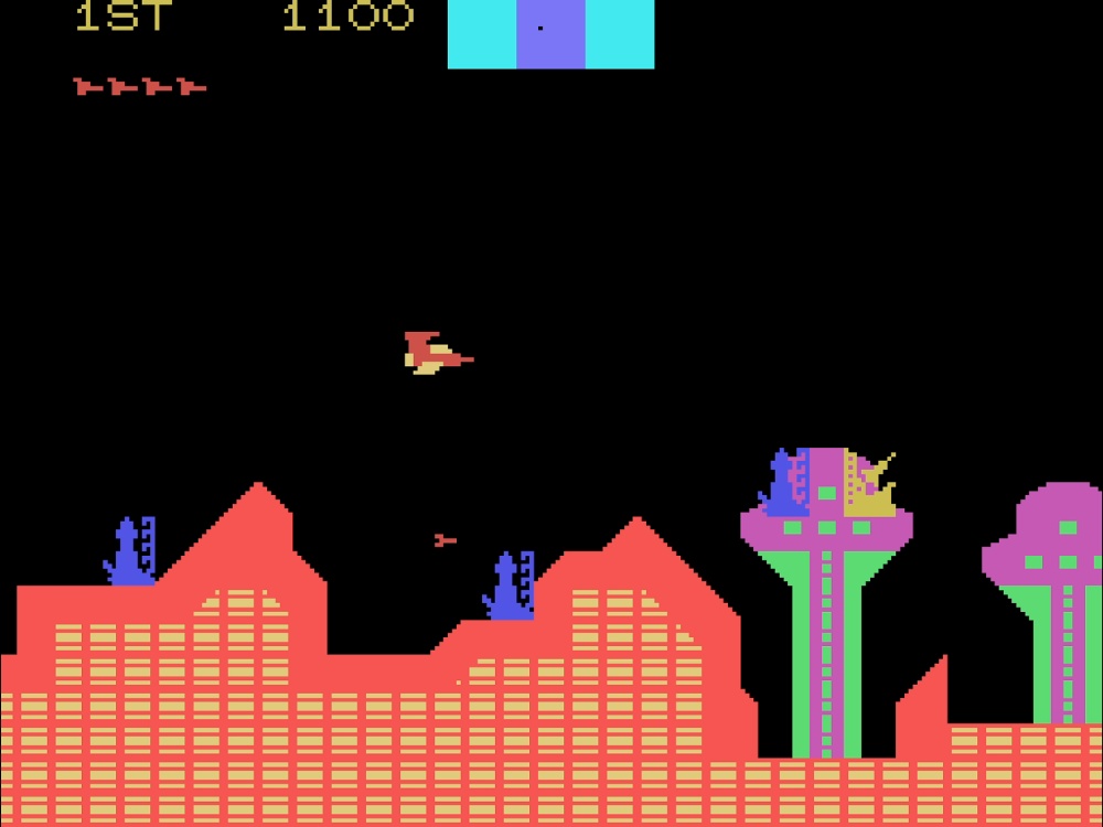 Gameplay of Cosmic Avenger for Colecovision